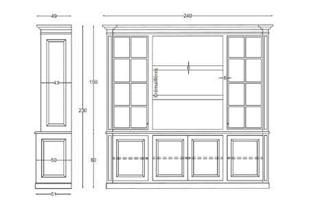 Marcottestyle Interiors Vitrine Kast