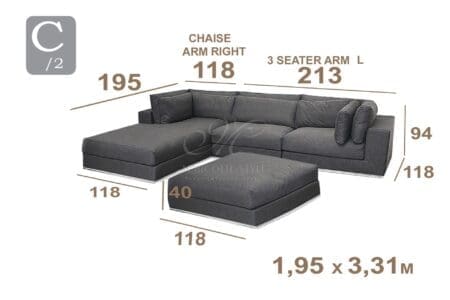 Marcottestyle Interiors Modulaire Sofa Marcottestyle