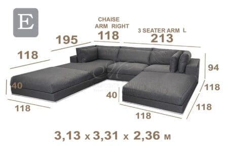 Marcottestyle Interiors Modulaire Sofa Marcottestyle