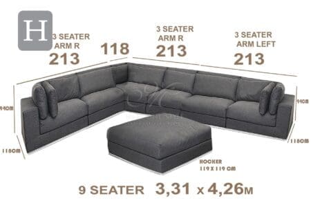 Marcottestyle Interiors Modulaire Sofa Marcottestyle