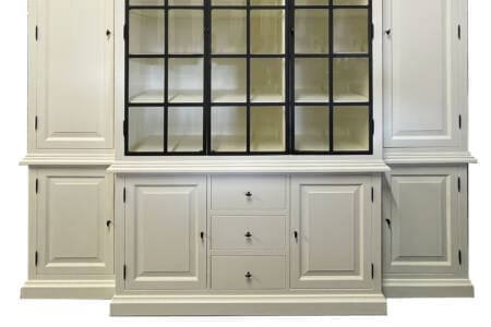 Marcottestyle Interiors Witte Vitrinekast