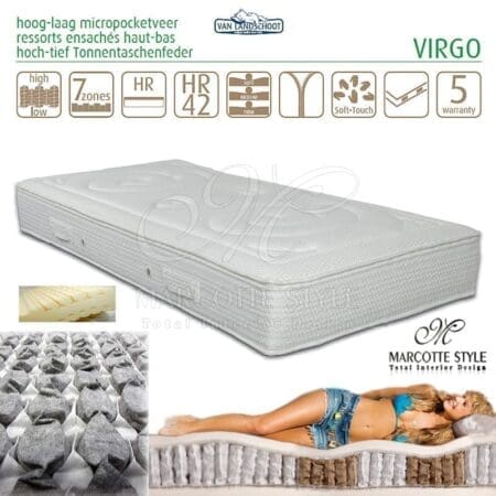 Marcottestyle Interiors Pocketveren Matras Virgo