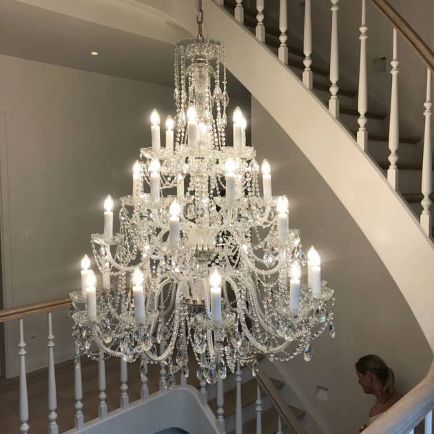 Marcottestyle Interiors Crystal Chandelier