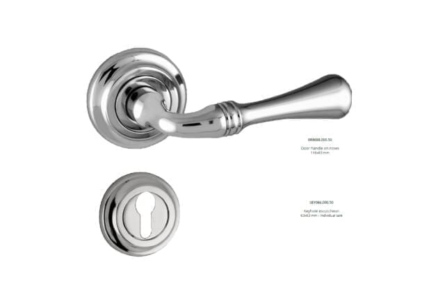 Marcottestyle Interiors Deurklink Klassiek Chrome