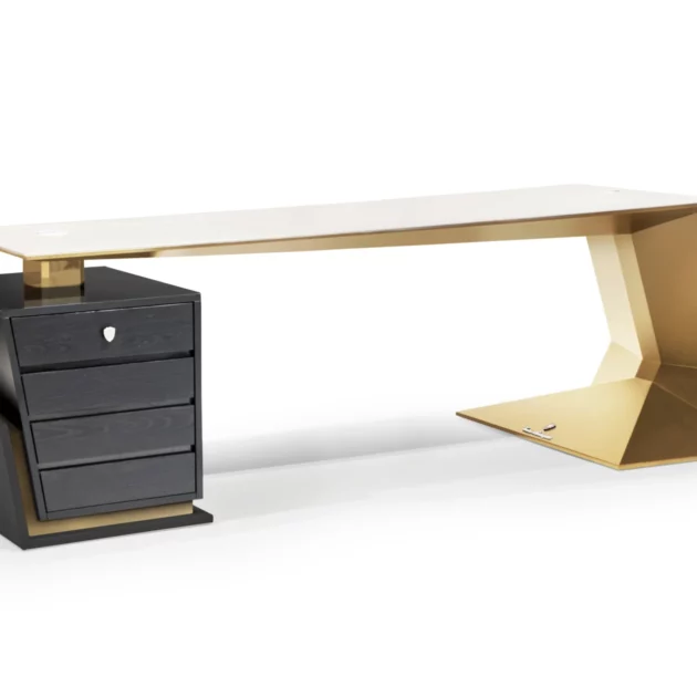 Marcottestyle Interiors Lamborghini Gt President Gold Desk By Marcottestyle