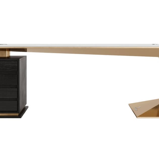 Marcottestyle Interiors Lamborghini Gt President Gold Desk By Marcottestyle