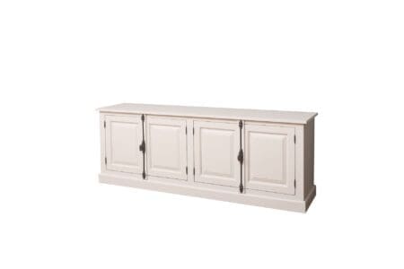 Eiken Dressoir Montreux - Massief Eiken Dressoir Met 4 Deuren En Ruime Opbergruimte.