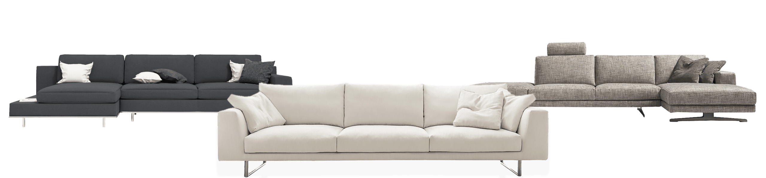 Luxe Italiaanse Sofa In Een Stijlvolle Interieurwinkel. Meubelwinkel Voor Stijlvolle Interieurs